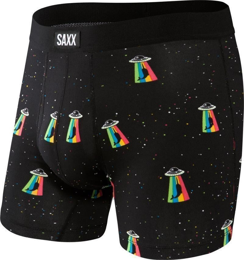 Daytripper Comfort Stretch Boxer Briefs w/ Fly, 5" Inseam - Mens - black narwhal 1