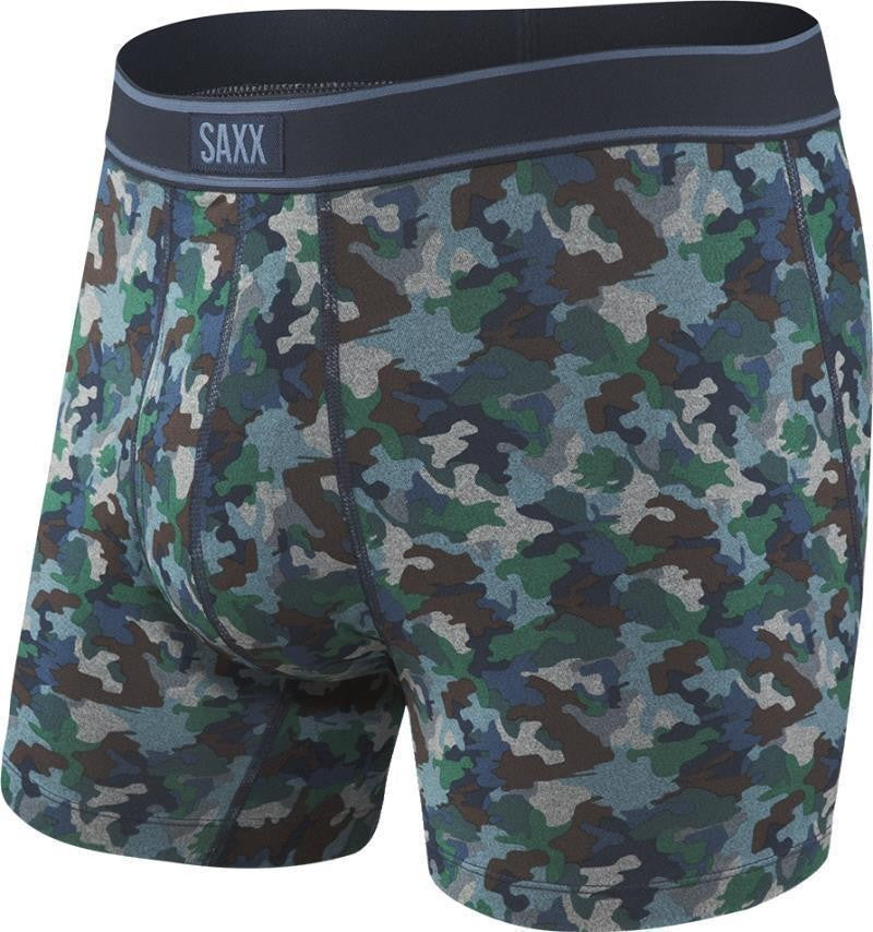 Daytripper Comfort Stretch Boxer Briefs w/ Fly, 5" Inseam - Mens - blue mini camo 1