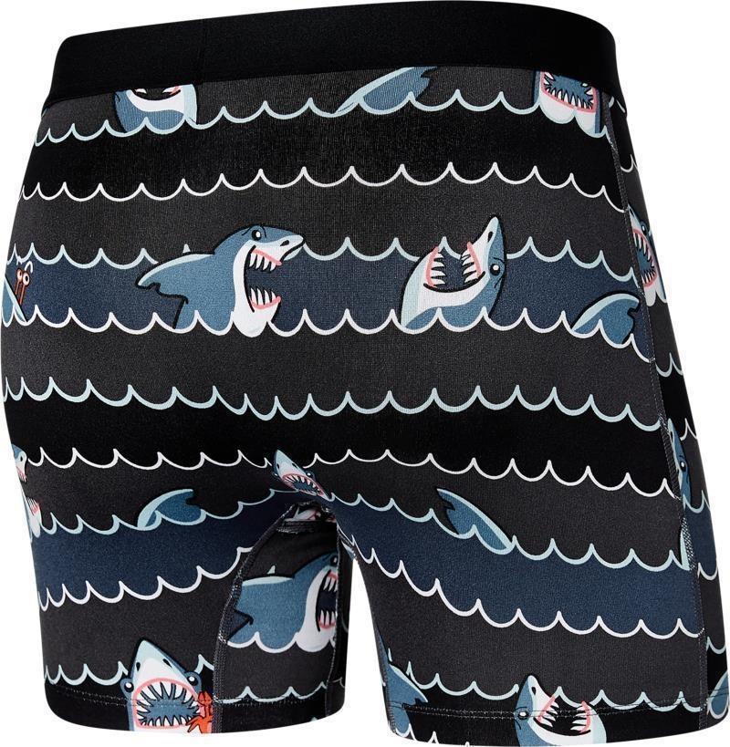 Daytripper Comfort Stretch Boxer Briefs w/ Fly, 5" Inseam - Mens - get sharky-grey 1