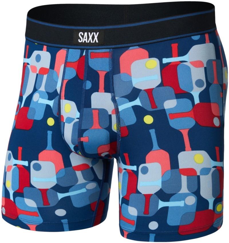 Daytripper Comfort Stretch Boxer Briefs w/ Fly, 5" Inseam - Mens - pickle paddle-navy dawn 1