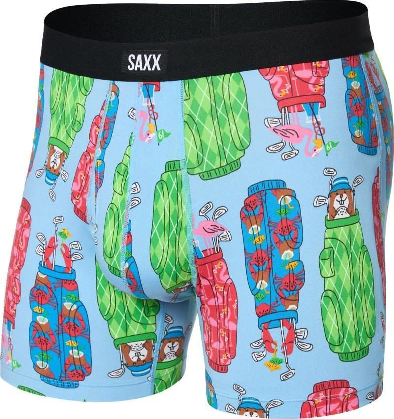 Daytripper Comfort Stretch Boxer Briefs w/ Fly, 5" Inseam - Mens - rad-iculous bags-azure 1