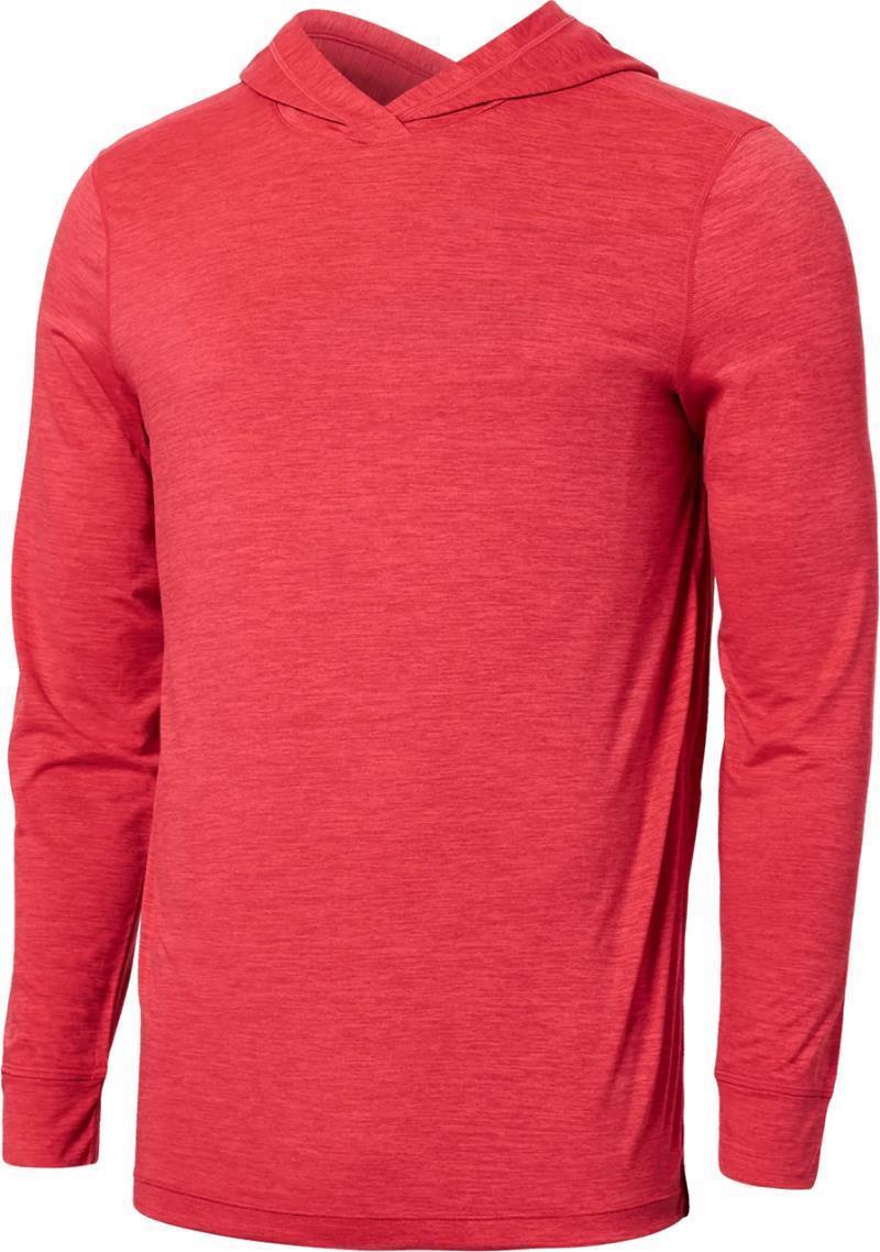 DropTemp All Day Cooling Hoodie - Mens - Dark Rose Heather 1
