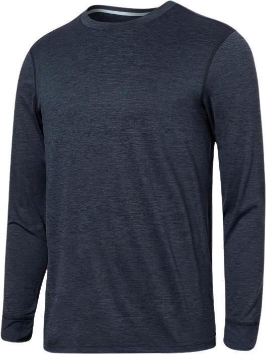 DropTemp All Day Cooling LS Crew - Mens - Turbulence Heather 1