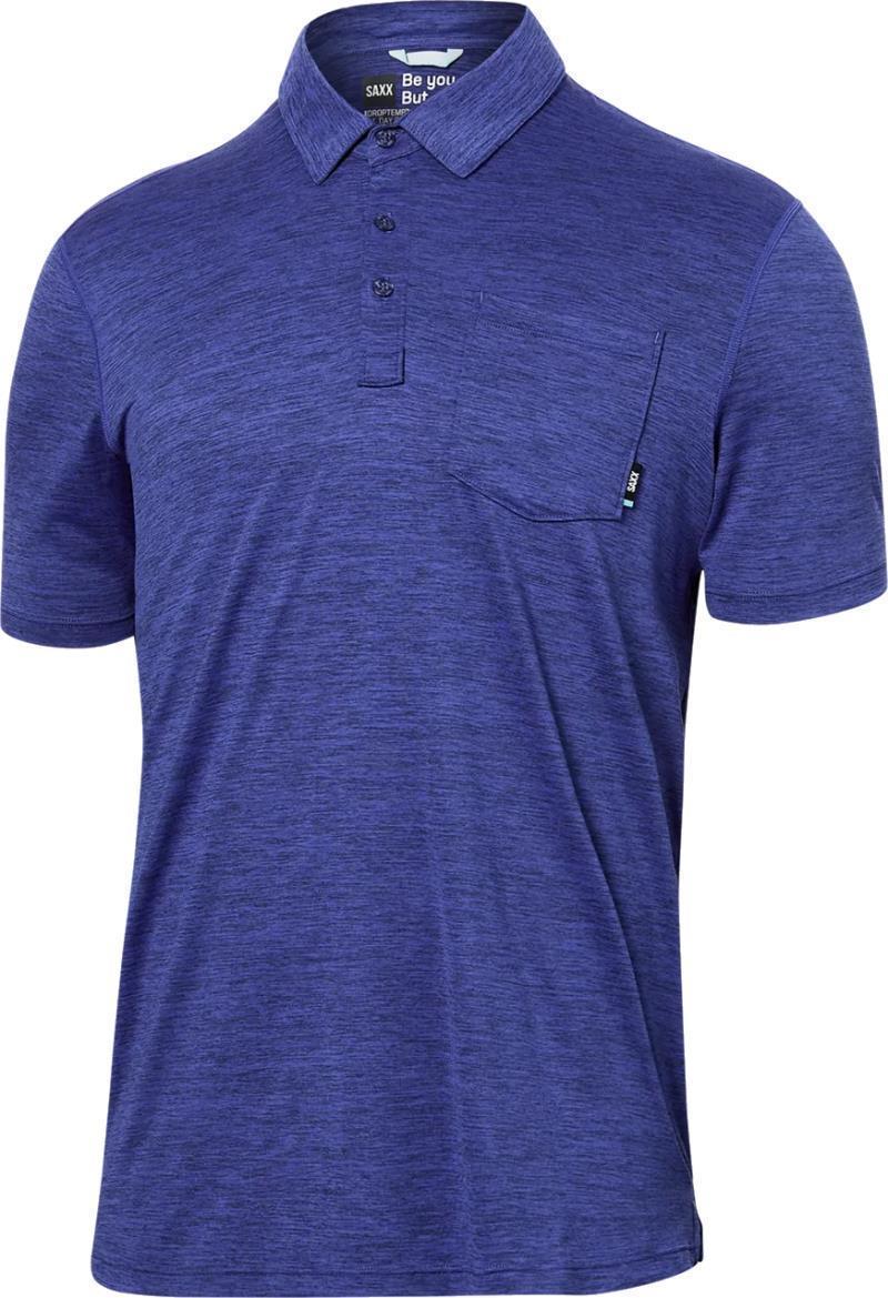 DropTemp All Day Cooling Polo - Mens - Sport Blue Heather 1