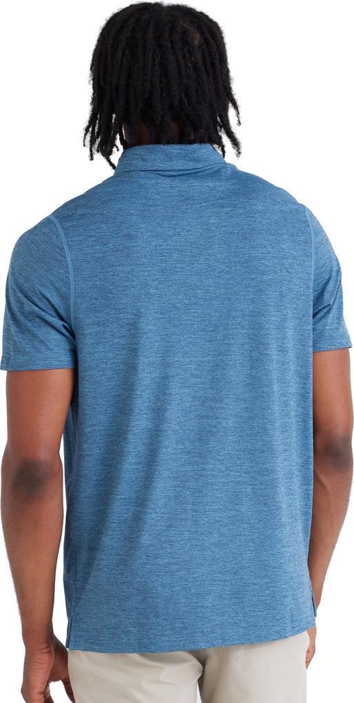 DropTemp All Day Cooling Polo - Mens - Storm Heather 2
