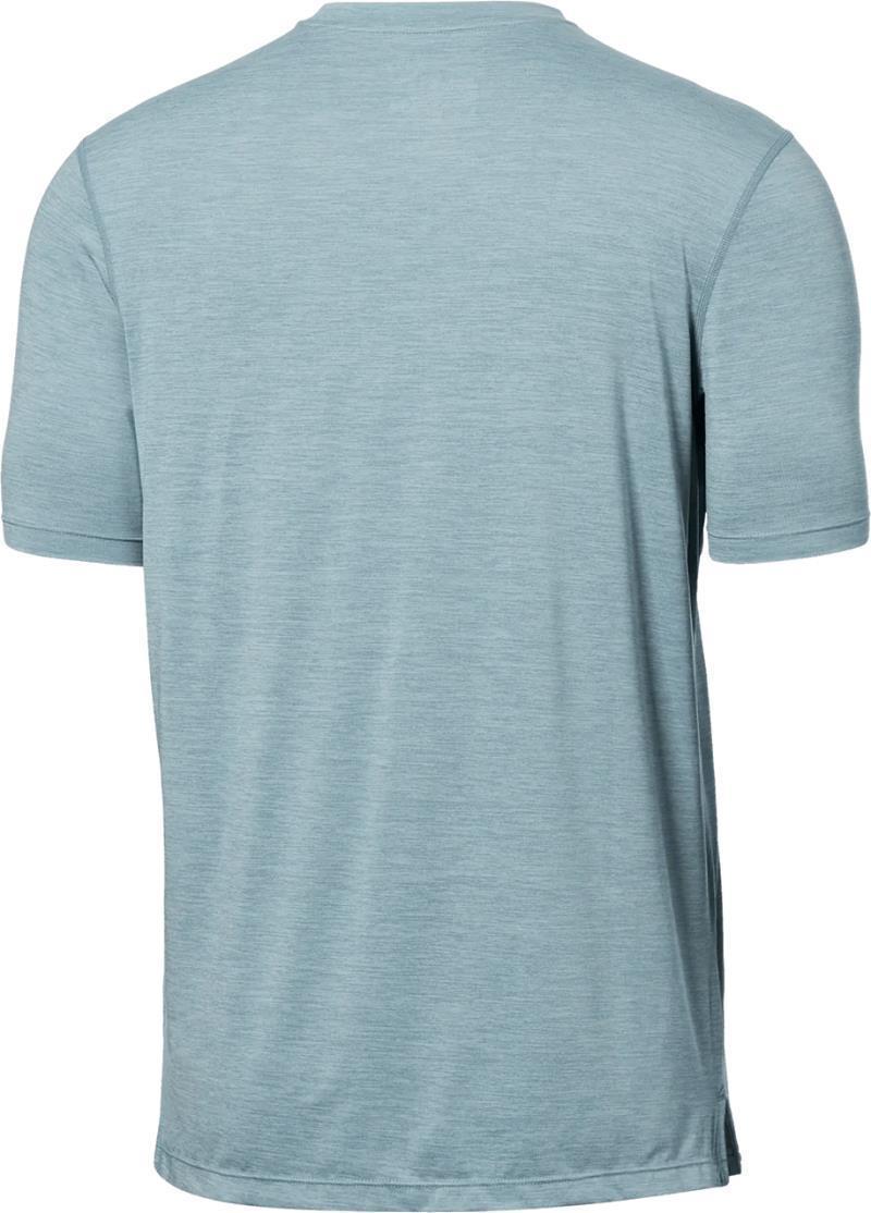 DropTemp All Day Cooling SS Pocket Tee - Mens - Light Aqua Heather 2