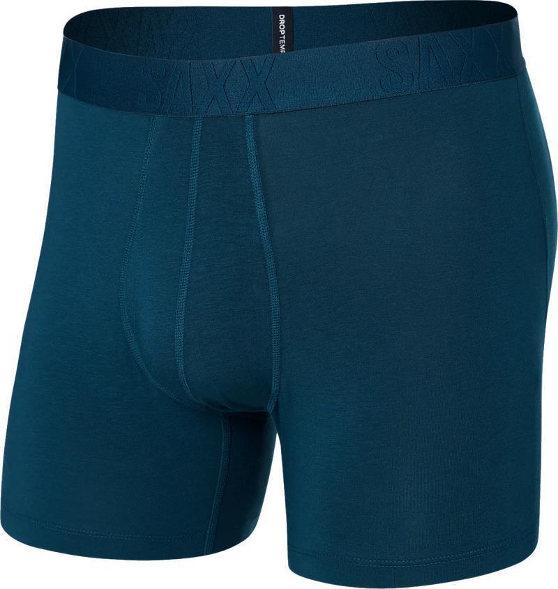 DropTemp Cooling Cotton Boxer Brief Fly, 5" Inseam - Mens - Dark Ink 1