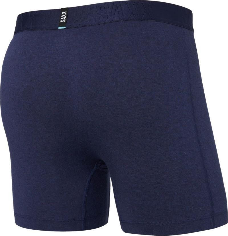DropTemp Cooling Cotton Boxer Brief Fly, 5" Inseam - Mens - astro blue heather 1