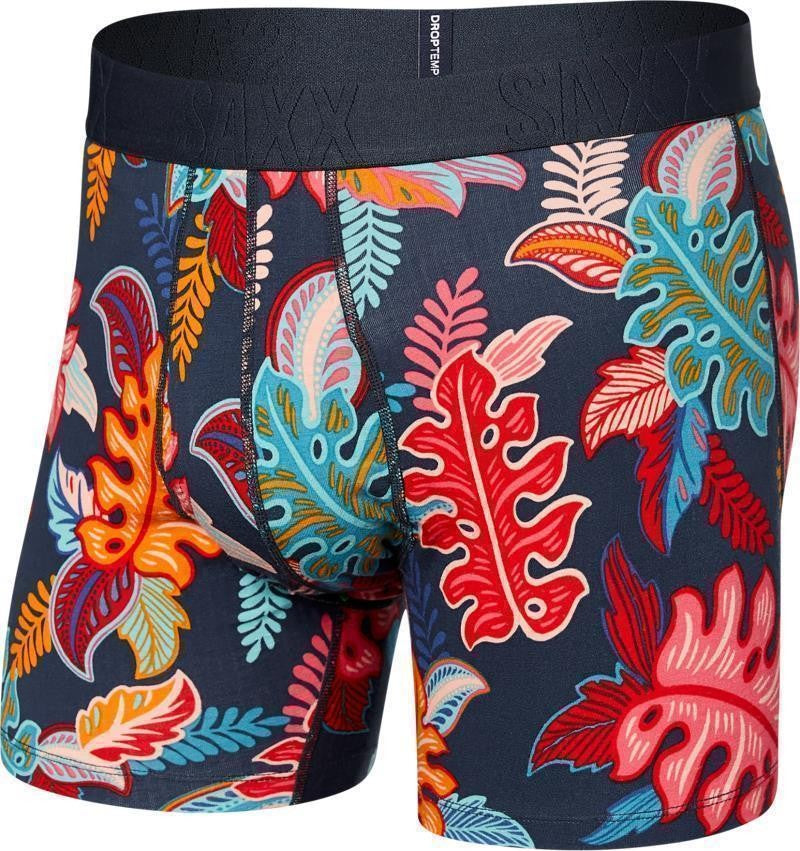 DropTemp Cooling Cotton Boxer Brief Fly, 5" Inseam - Mens - cool muu muu-multi 1