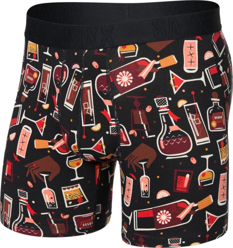 DropTemp Cooling Cotton Boxer Brief Fly, 6" Inseam - Mens - host with the most-black 1