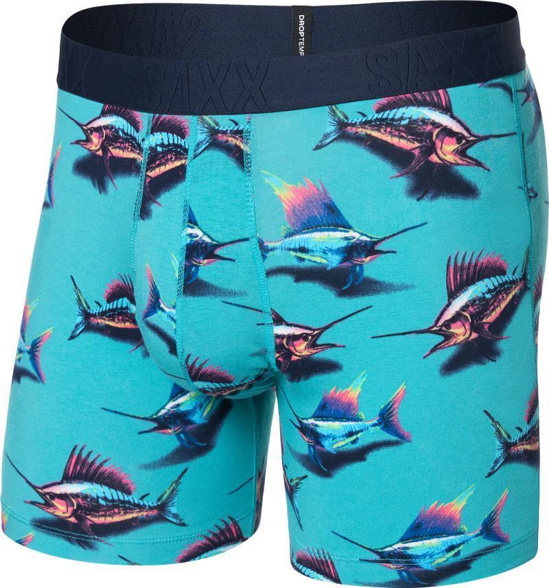 DropTemp Cooling Cotton Boxer Briefs w/ Fly, 5" Inseam - Mens - great catch-baltic 1