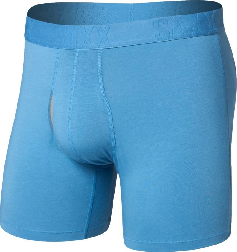 DropTemp Cooling Cotton Boxer Briefs w/ Fly, 6" Inseam - Mens - parisian blue 1