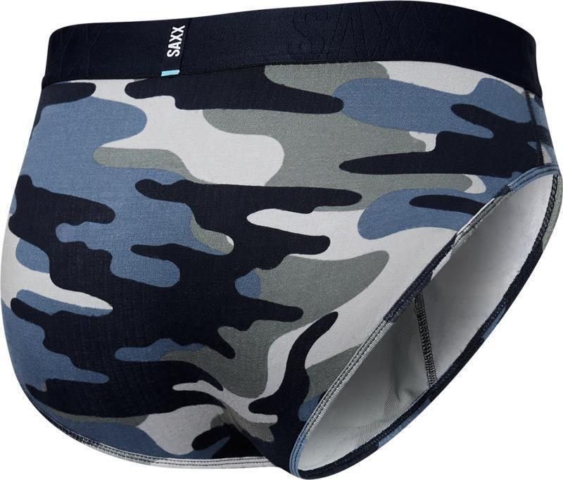DropTemp Cooling Cotton Brief Fly - Mens - Tidal Camo-Blue 2