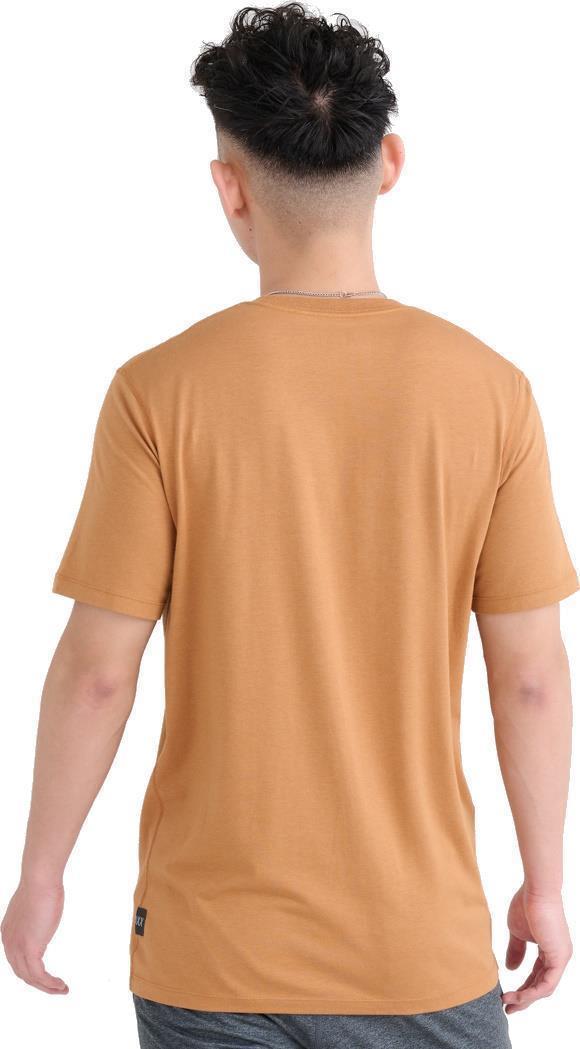 DropTemp Cooling Cotton Tee - Mens - Butterscotch 4