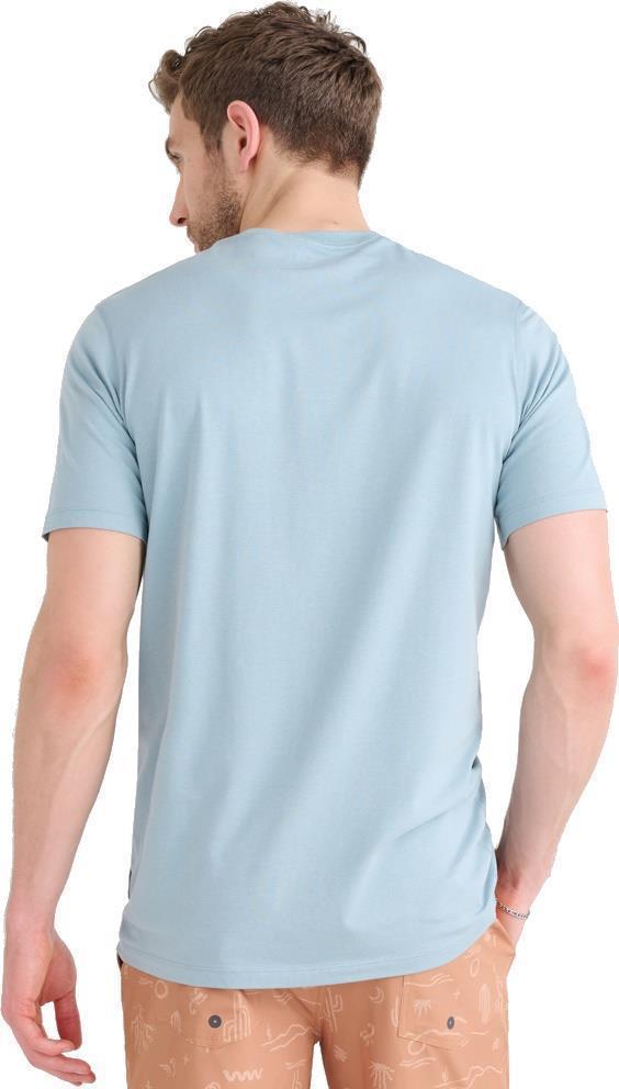DropTemp Cooling Cotton Tee - Mens - Clay Blue 4