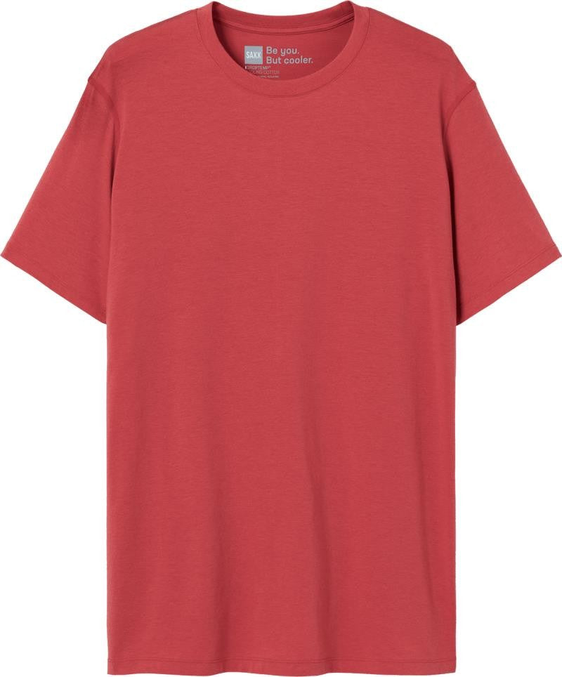 DropTemp Cooling Cotton Tee - Mens - mineral red 1