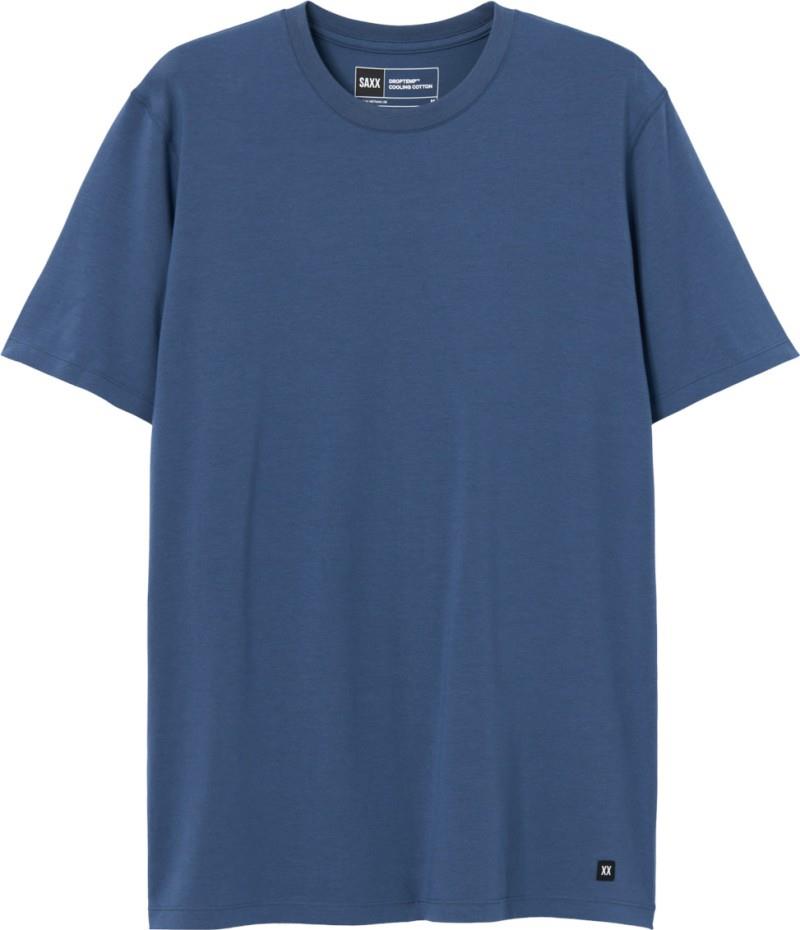 DropTemp Cooling Cotton Tee - Mens - washed indigo 1