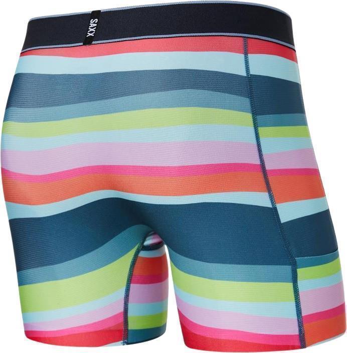 DropTemp Cooling Hydro Liner, 5" Inseam - Mens - Cutback Stripe-Bright Multi 1