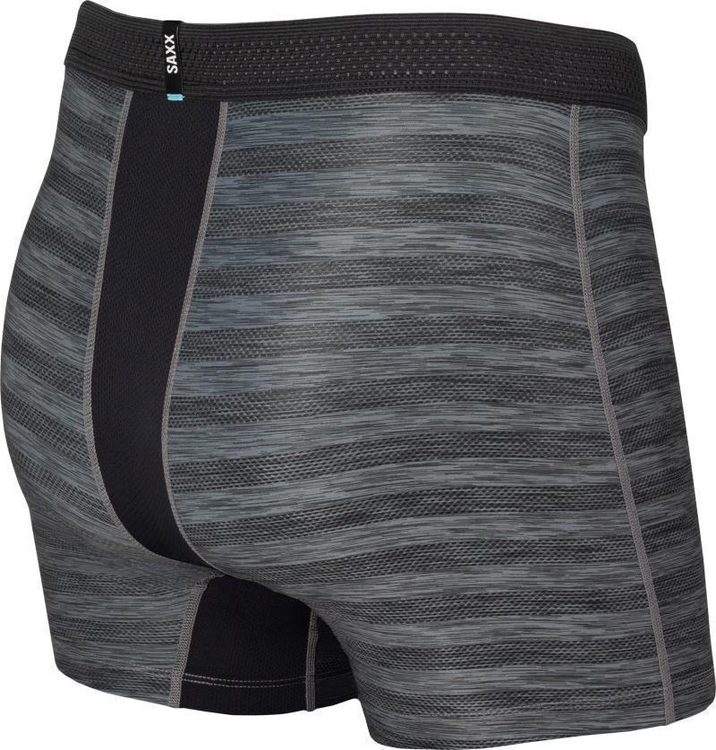 DropTemp Cooling Mesh Boxer Brief Fly, 5" Inseam - Mens - Black Heather 2
