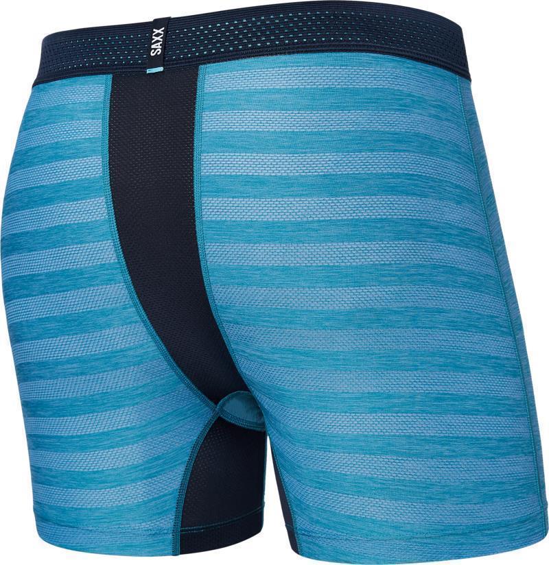 DropTemp Cooling Mesh Boxer Brief Fly, 5" Inseam - Mens - Blue Moon Heather 2