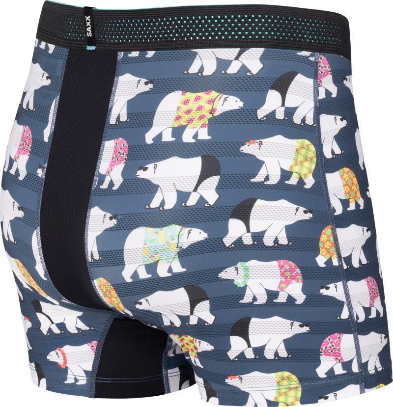 DropTemp Cooling Mesh Boxer Brief Fly, 5" Inseam - Mens - Navy Polarbear Resortwear 2