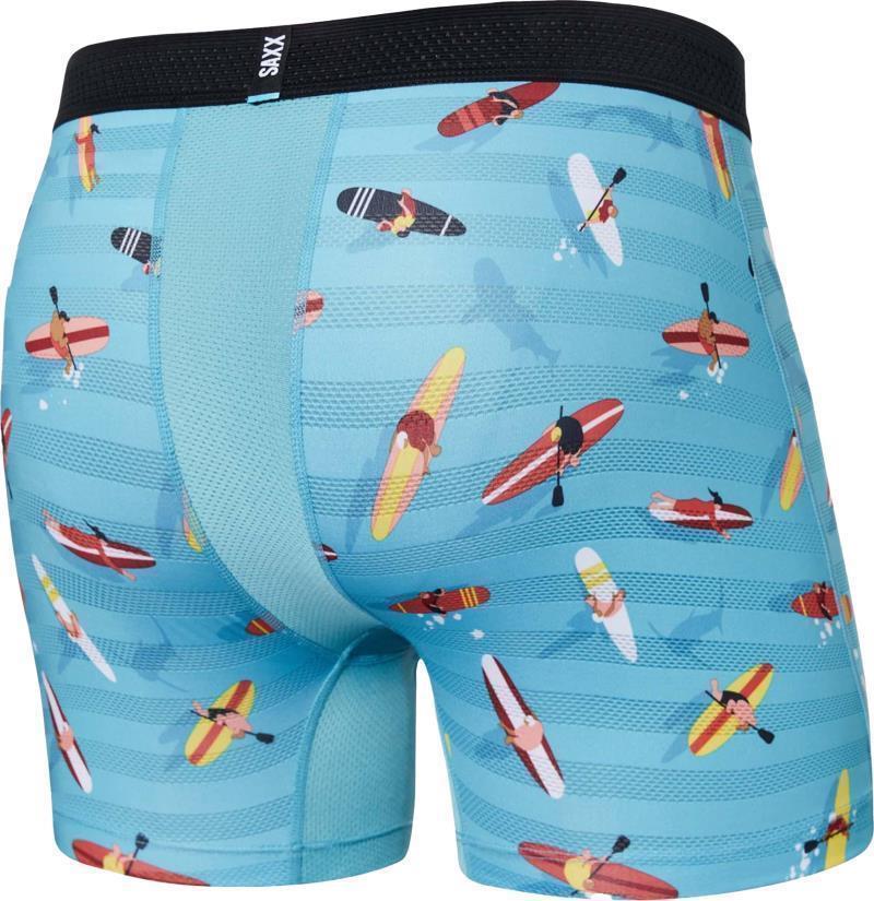 DropTemp Cooling Mesh Boxer Brief Fly, 5" Inseam - Mens - Paddlers-Blue 2