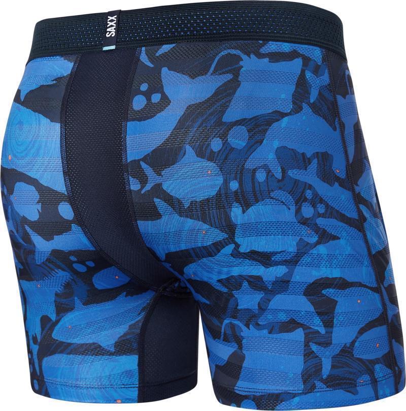 DropTemp Cooling Mesh Boxer Brief Fly, 5" Inseam - Mens - Voyagers-Navy 2
