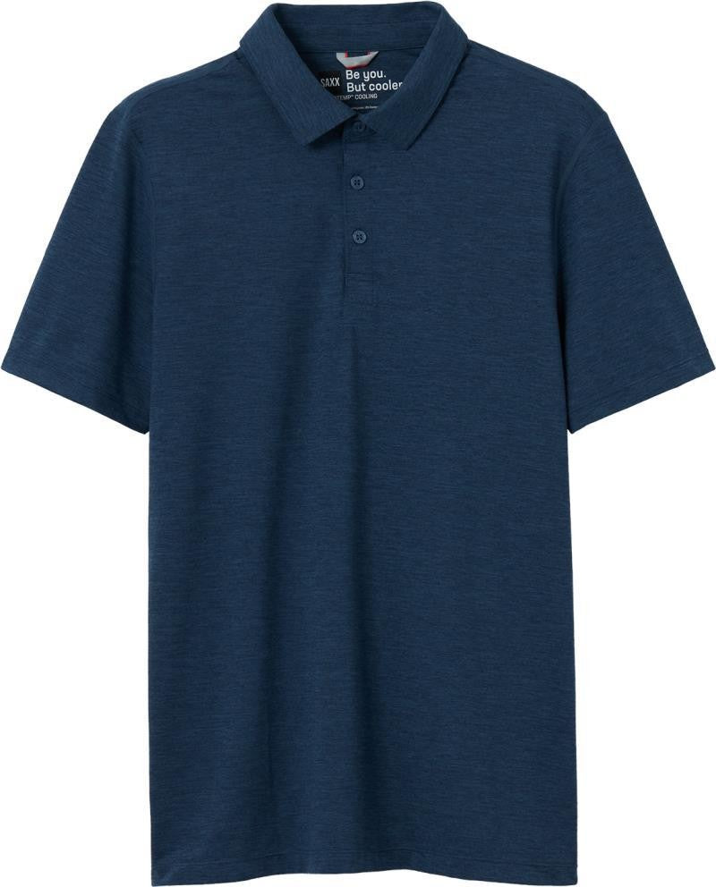 Droptemp All Day Cooling Polo - Mens - maritime blue heather 1