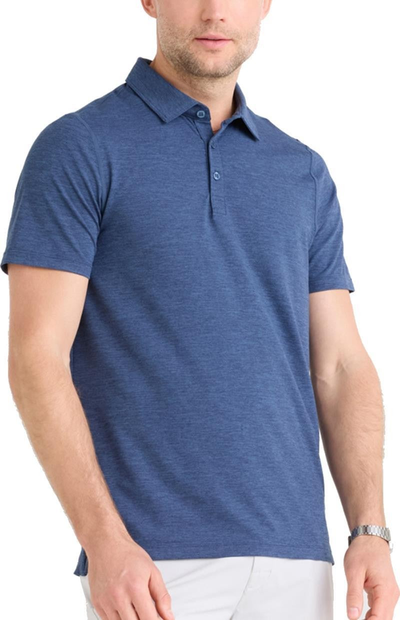 Droptemp All Day Cooling Polo - Mens - maritime blue heather 1