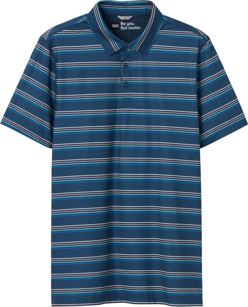 Droptemp All Day Cooling Polo - Mens - mini rugby-dark denim 1