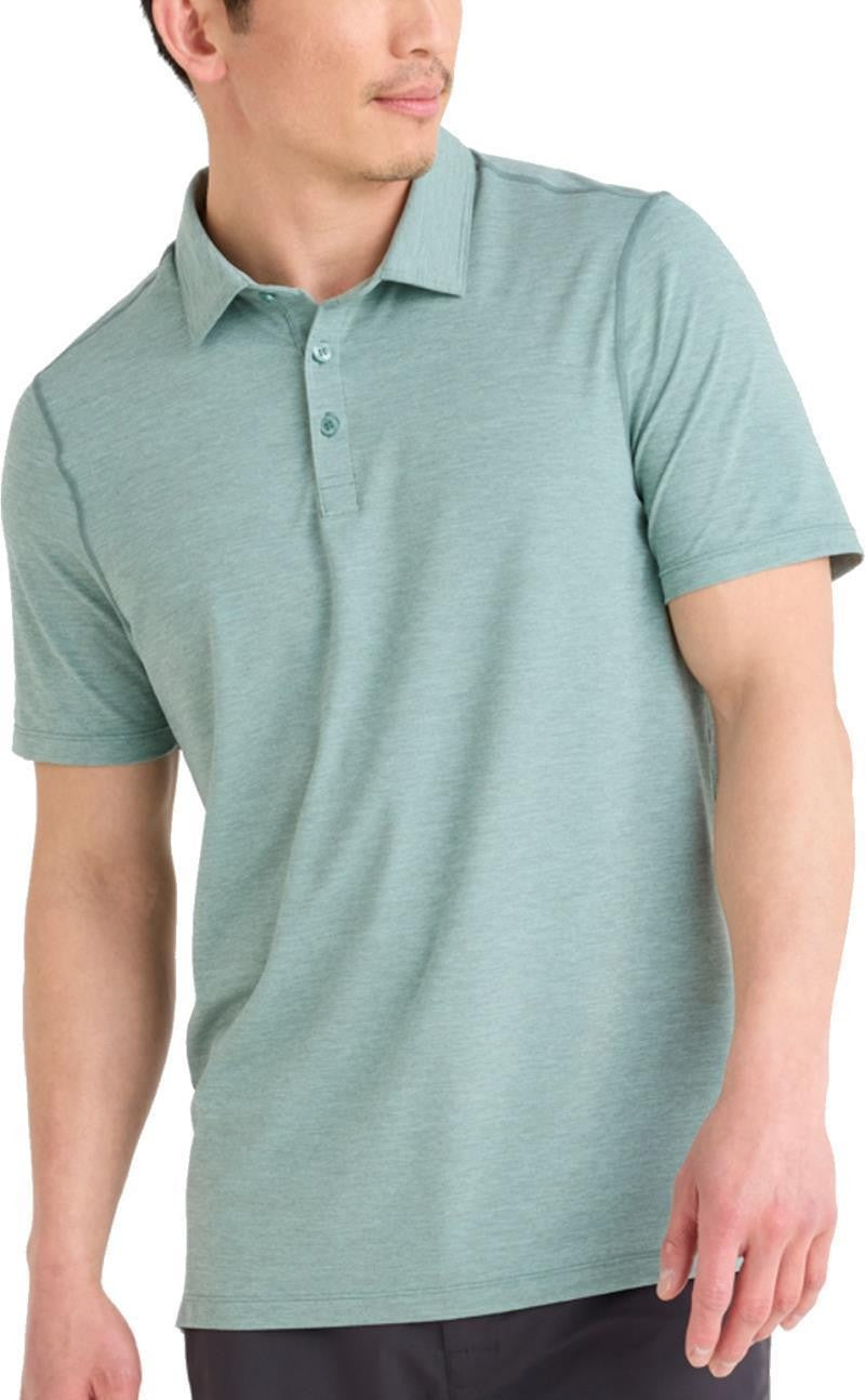 Droptemp All Day Cooling Polo - Mens - silver pine heather 1