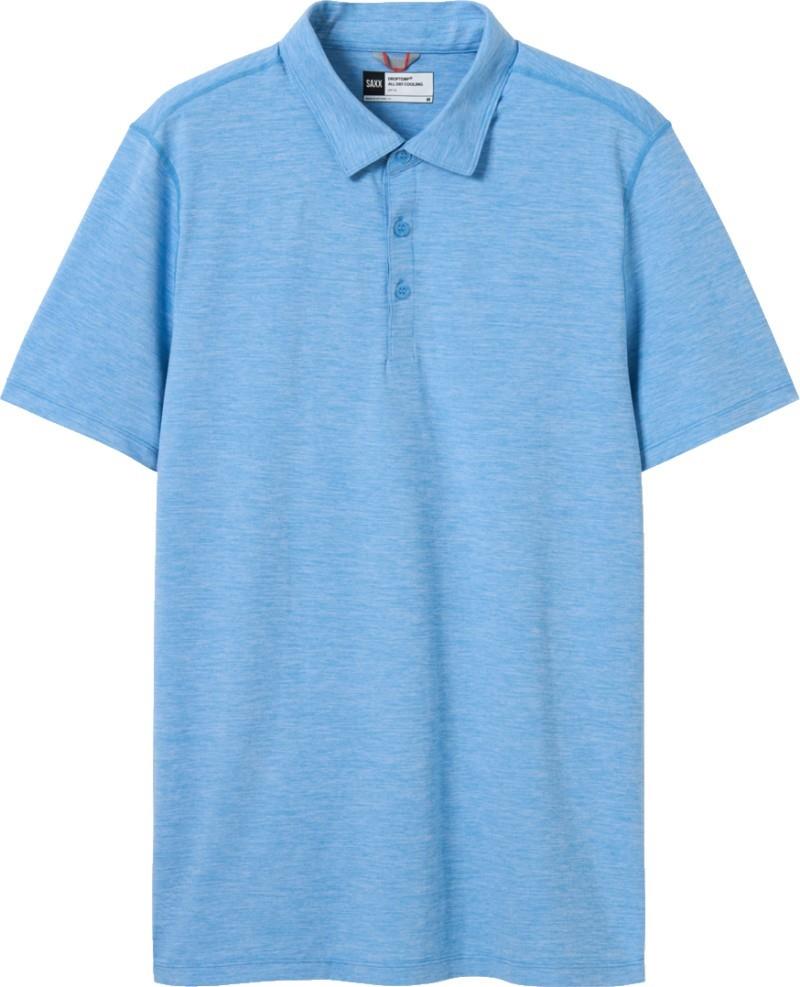 Droptemp All Day Cooling Polo - Mens - tranquil blue heather 1