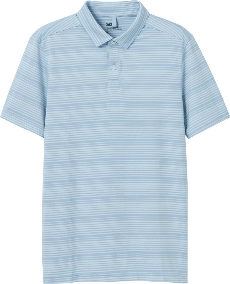 Droptemp Dry Polo - Mens - shadow stripe-light blue 1