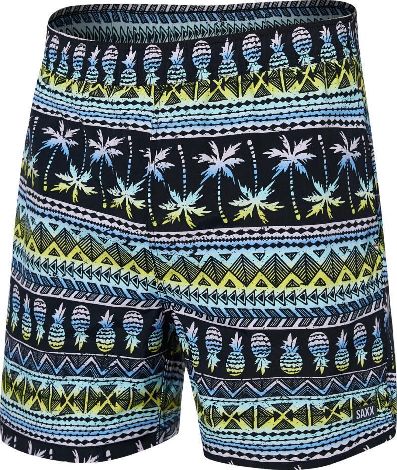 Go Coastal 2n1 Volley, 5" Inseam - Mens - Pina Stripe-Black Multi 1