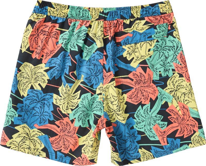Go Coastal 2n1 Volley Shorts, 5" Inseam - Mens - palm fun-black 1