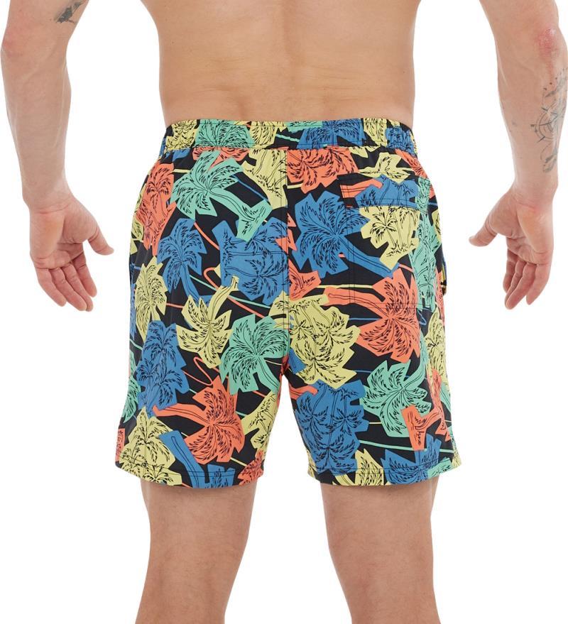 Go Coastal 2n1 Volley Shorts, 5" Inseam - Mens - palm fun-black 1