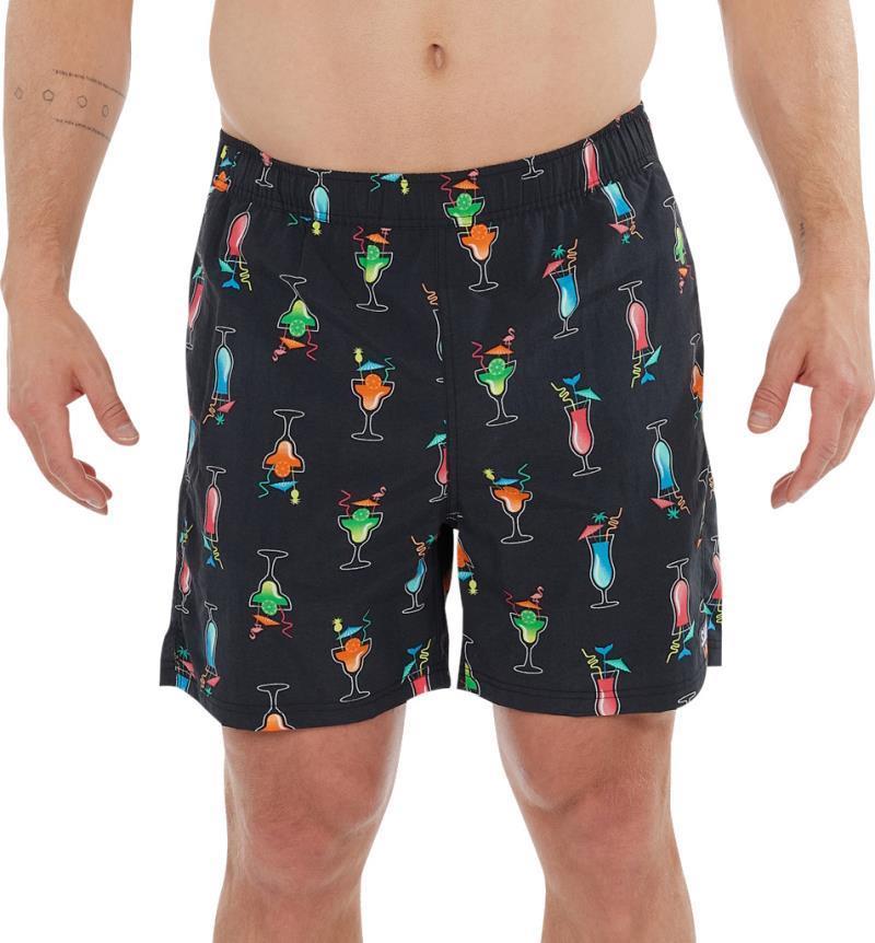 Go Coastal 2n1 Volley Shorts, 5" Inseam - Mens - swizzles & straws-black 1