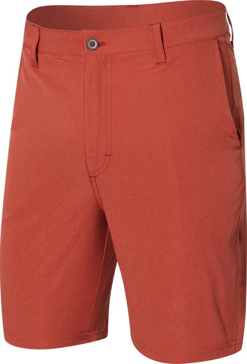 Go To Town 2n1 Shorts, 8” Inseam - Mens - Desert Red 1