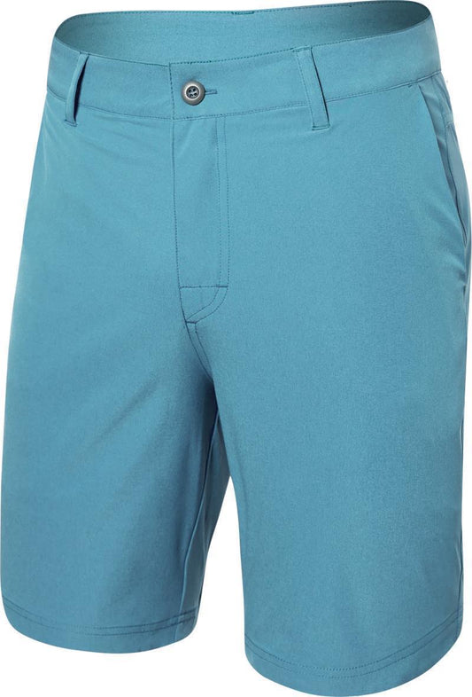 Go To Town 2n1 Shorts, 8” Inseam - Mens - Dusk Blue 1