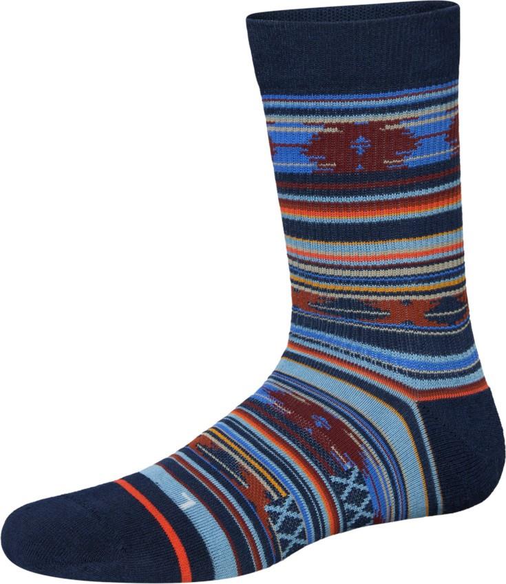 Good Form Crew Stripe Socks - Mens - blanket stripe-multi 1