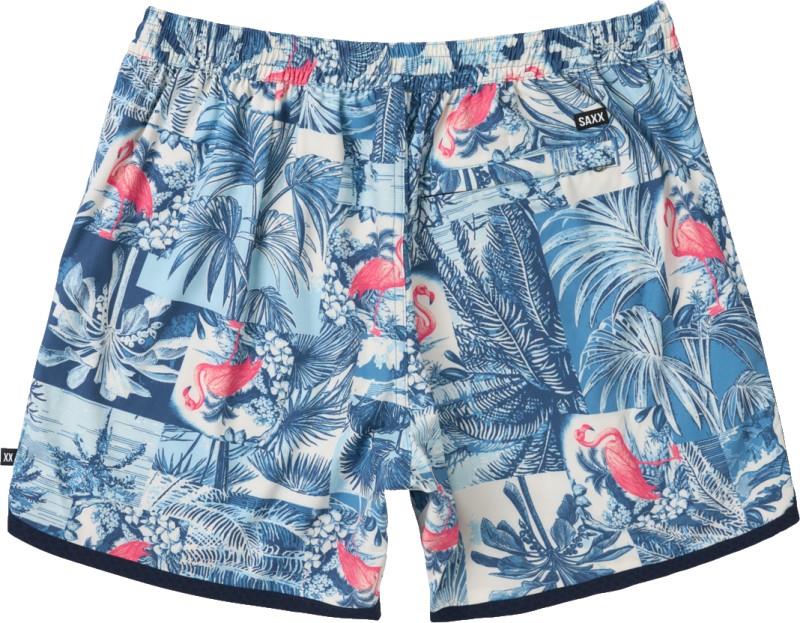 Harbormaster 2n1 Trunks, 5" Inseam - Mens - botanique-washed indigo 1