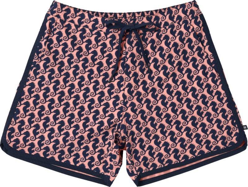 Harbormaster 2n1 Trunks, 5" Inseam - Mens - seahorse chain-light coral 1