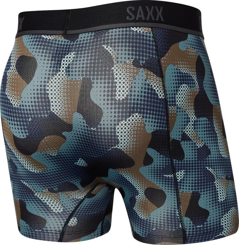 Kinetic Light-Compression Mesh Boxer Brief, 5" Inseam - Mens - Atomic Camo-Blue 2