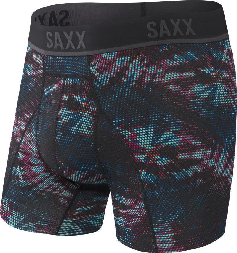 Kinetic Light-Compression Mesh Boxer Brief, 5" Inseam - Mens - Blue Sky Explosion 1