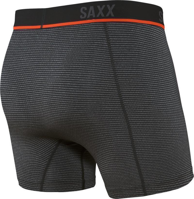 Kinetic Light-Compression Mesh Boxer Brief, 5" Inseam - Mens - Grey Feed Stripe 2