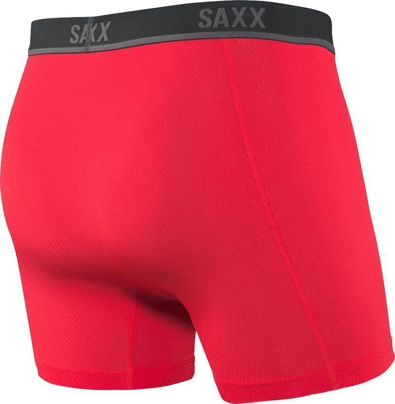 Kinetic Light-Compression Mesh Boxer Brief, 5" Inseam - Mens - Red 2
