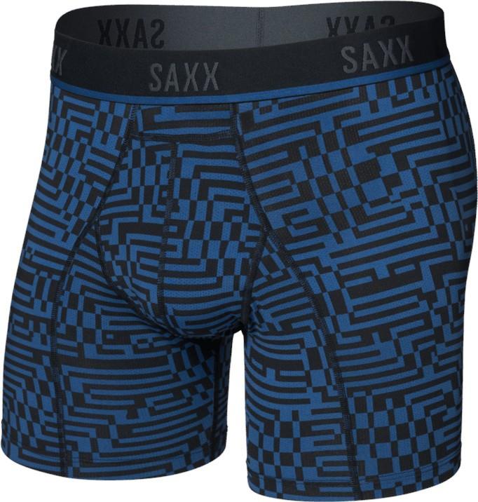 Kinetic Light-Compression Mesh Boxer Brief, 5" Inseam - Mens - maze camo-navy dawn 1