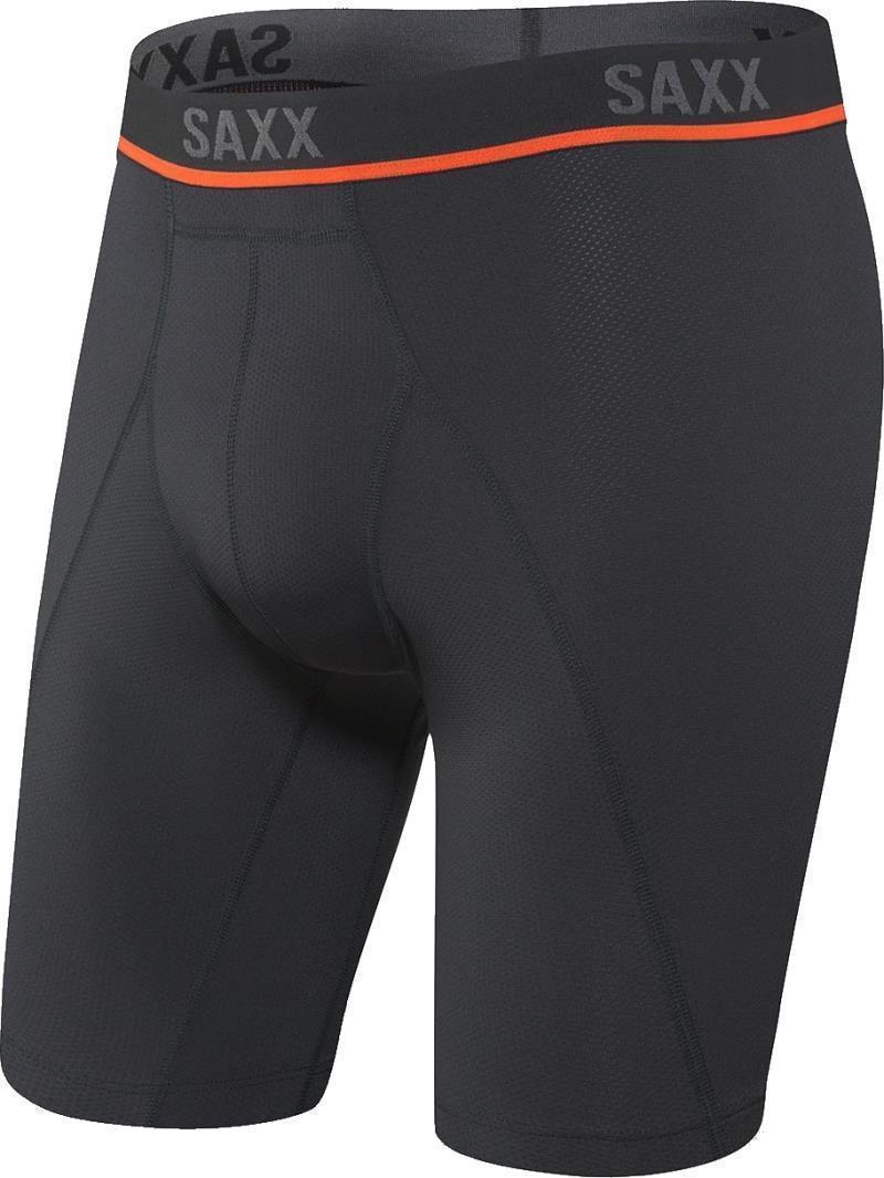 Kinetic Light-Compression Mesh Long Leg, 8" Inseam - Mens - Black 1
