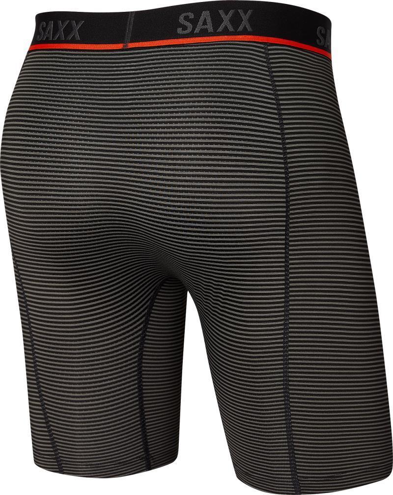 Kinetic Light-Compression Mesh Long Leg, 8" Inseam - Mens - Grey Feed Stripe II 2