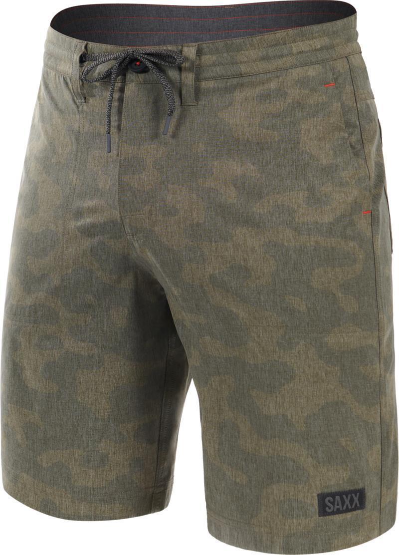 Land To Sand 2n1 Shorts, 9” Inseam - Mens - Quicksand Camo-Green Heather 1